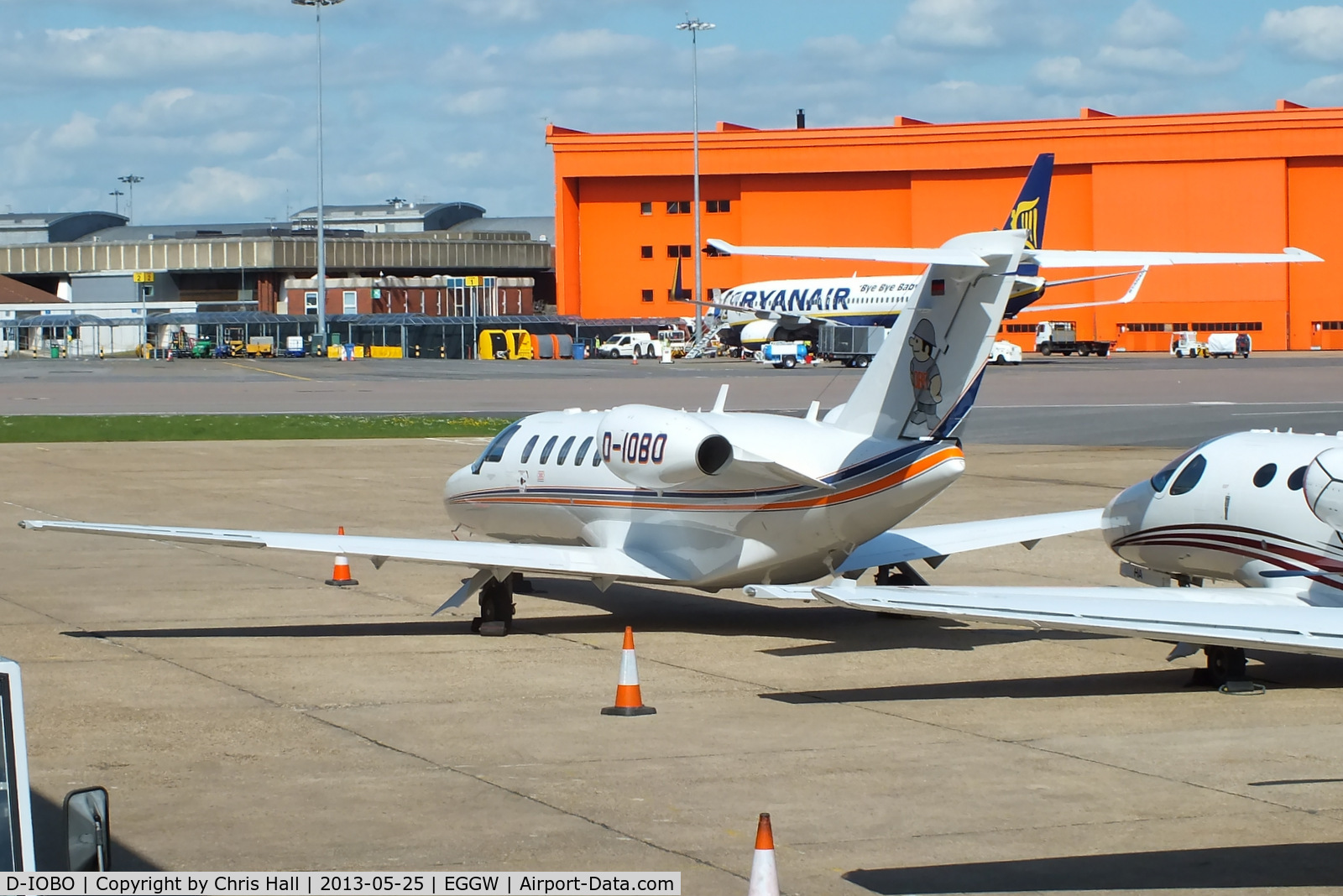 D-IOBO, 2011 Cessna 525A CitationJet CJ2+ C/N 525A-0486, visitor for the Champions League Final