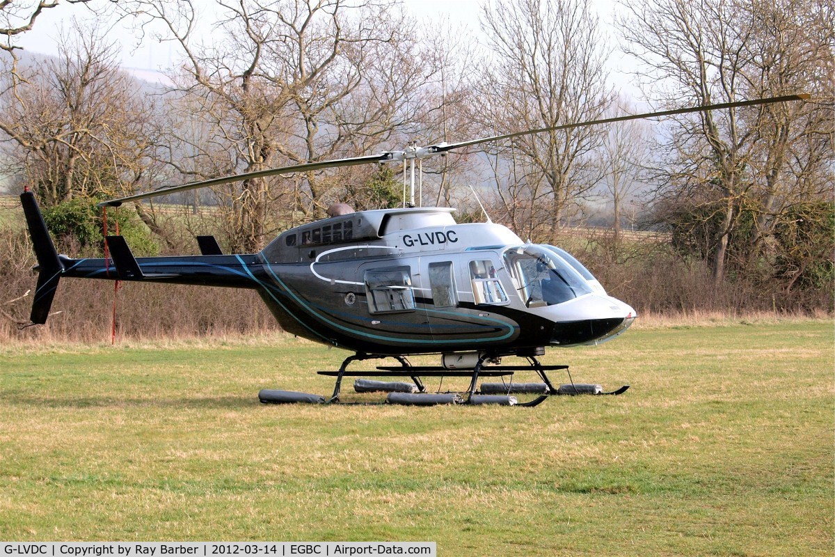 G-LVDC, 1989 Bell 206L-3 LongRanger III C/N 51300, Bell 206L-3 Long Ranger III [51300] Cheltenham Racecourse~G 14/03/2012