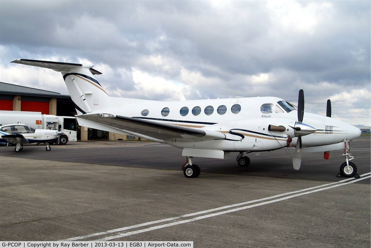 G-PCOP, 2004 Raytheon B200 King Air C/N BB-1860, Beech B200 Super King Air [BB-1860] Staverton~G 13/03/2013