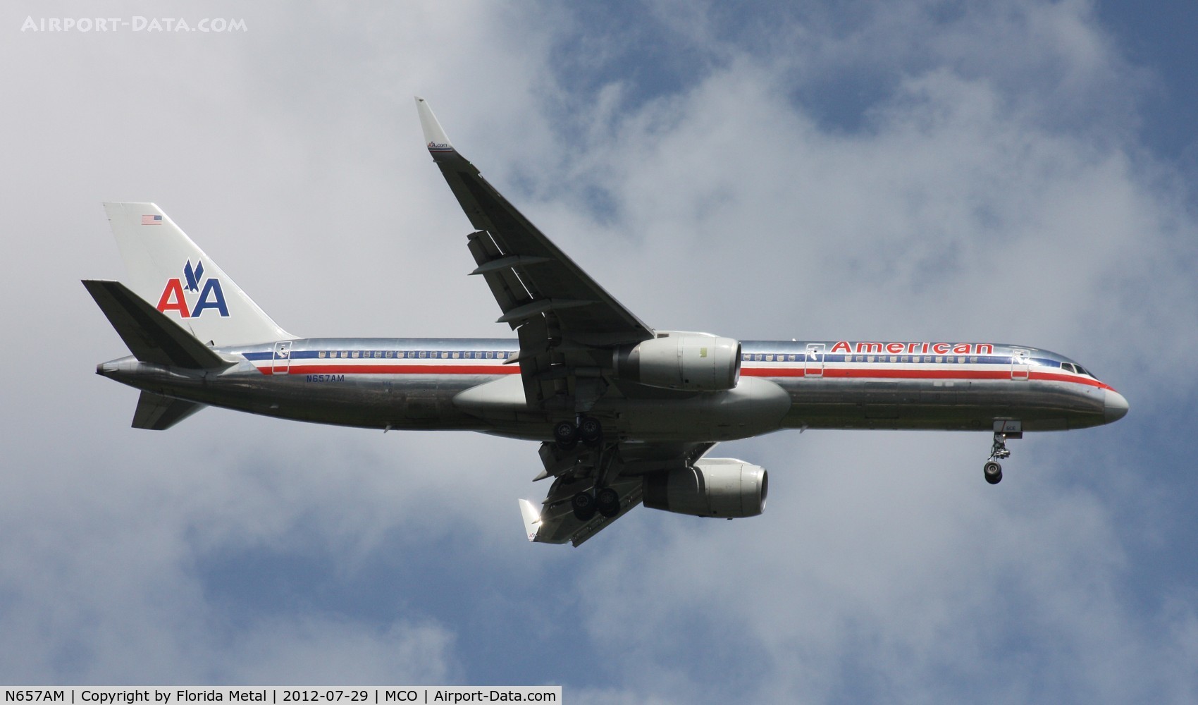 N657AM, 1991 Boeing 757-223 C/N 24615, American 757