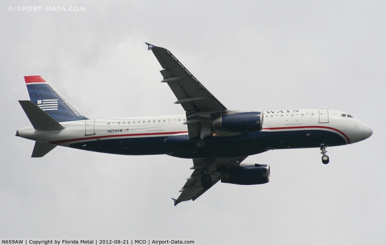 N659AW, 2000 Airbus A320-232 C/N 1166, US Airways A320