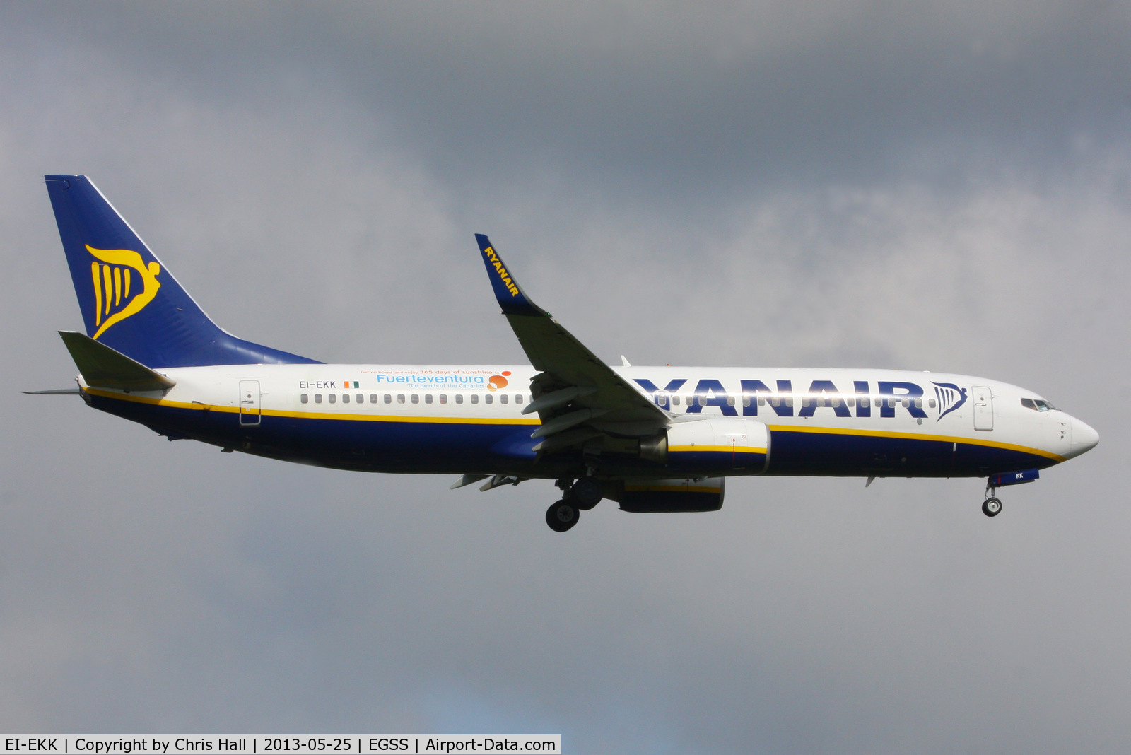 EI-EKK, 2010 Boeing 737-8AS C/N 38500, Ryanair