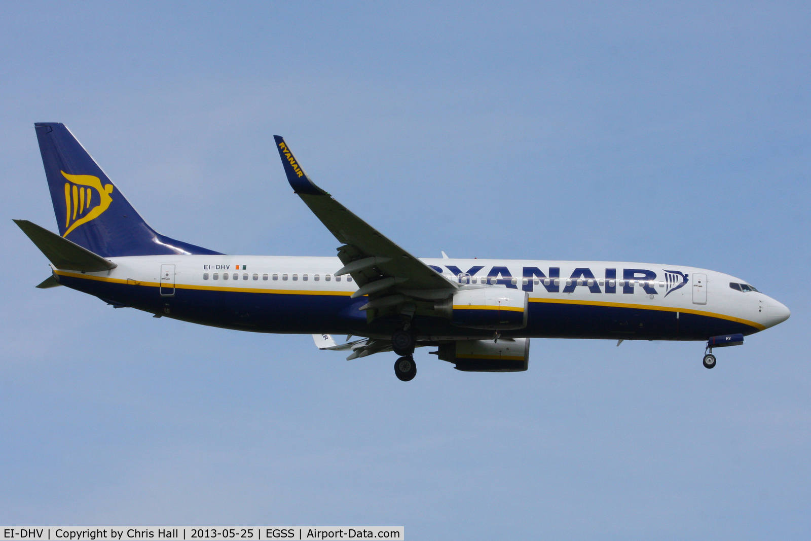 EI-DHV, 2005 Boeing 737-8AS C/N 33582, Ryanair