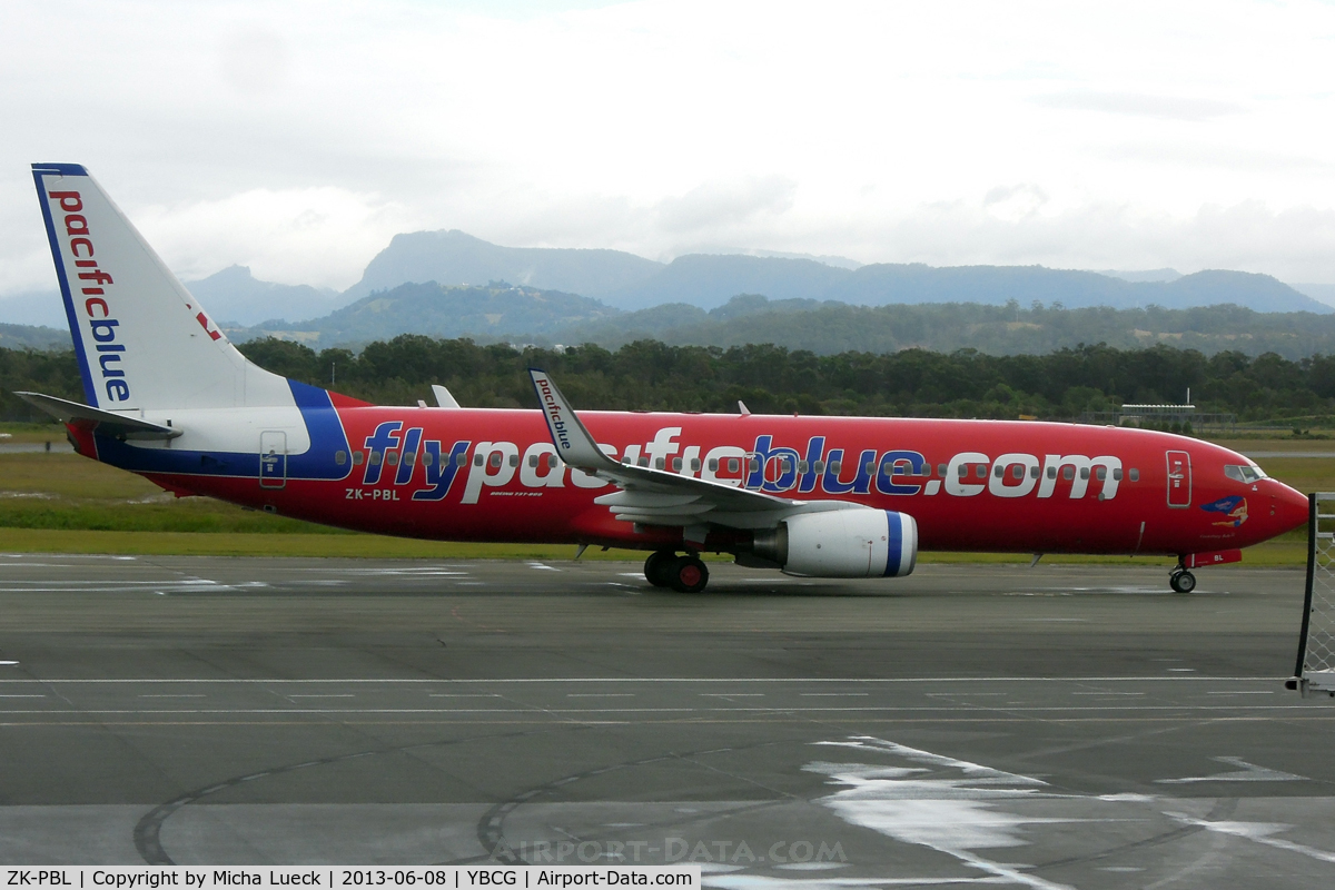 ZK-PBL, 2008 Boeing 737-8FE C/N 36605, At Coolangatta