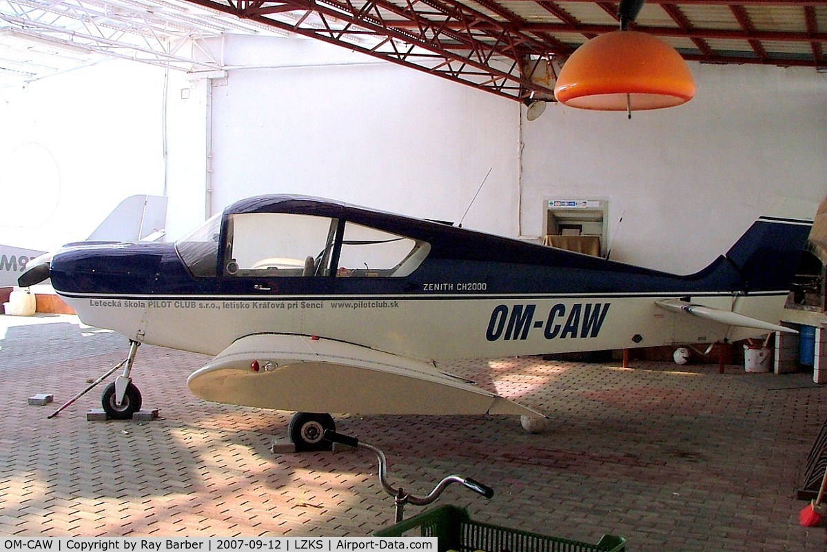 OM-CAW, 1995 Zenair CH-2000 C/N 20-0009, Zenair CH.2000 [20-0009] Karlova pri Senci~OM 12/09/2007