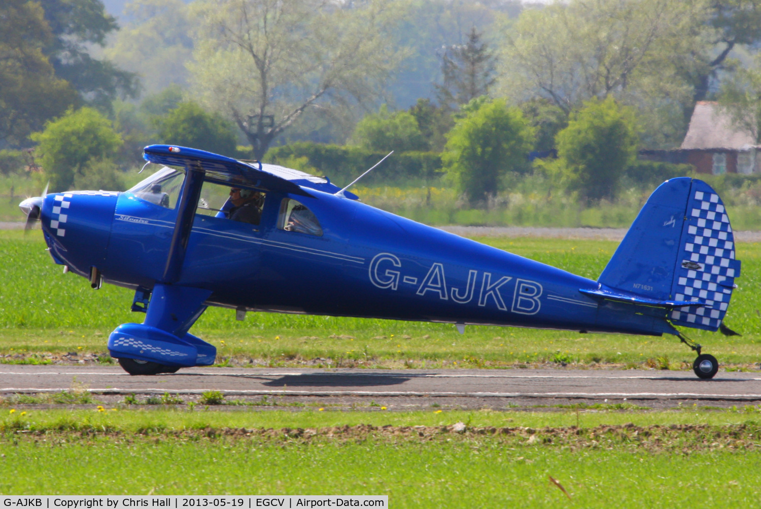 G-AJKB, 1946 Luscombe 8E Silvaire C/N 3058, at the Vintage Aircraft flyin