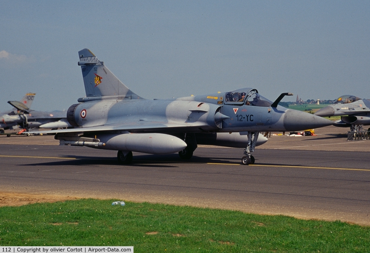 112, Dassault Mirage 2000C C/N 112, 12-YC in 2003, Tiger meet at Cambrai AB