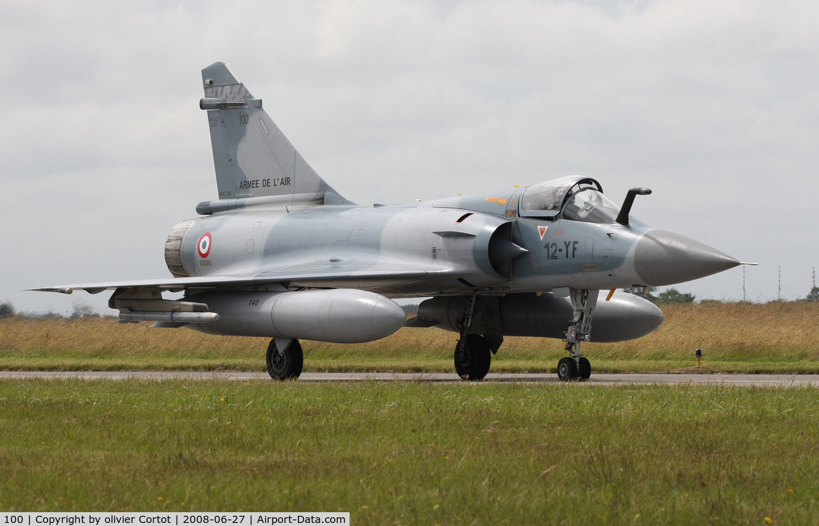 100, Dassault Mirage 2000C C/N 361, 12-YF at that time, Tiger meet 2008