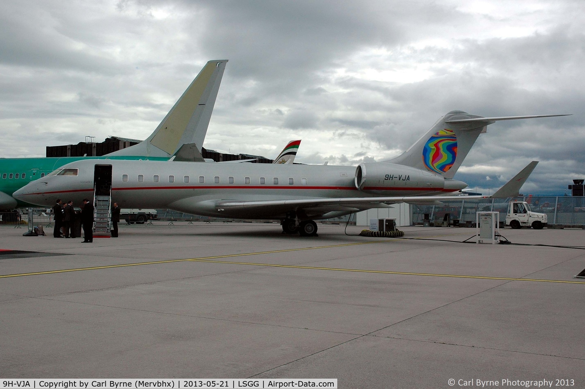 9H-VJA, 2011 Bombardier BD-700-1A10 Global Express XRS C/N 9441, Part of the EBACE 2013 Static Display