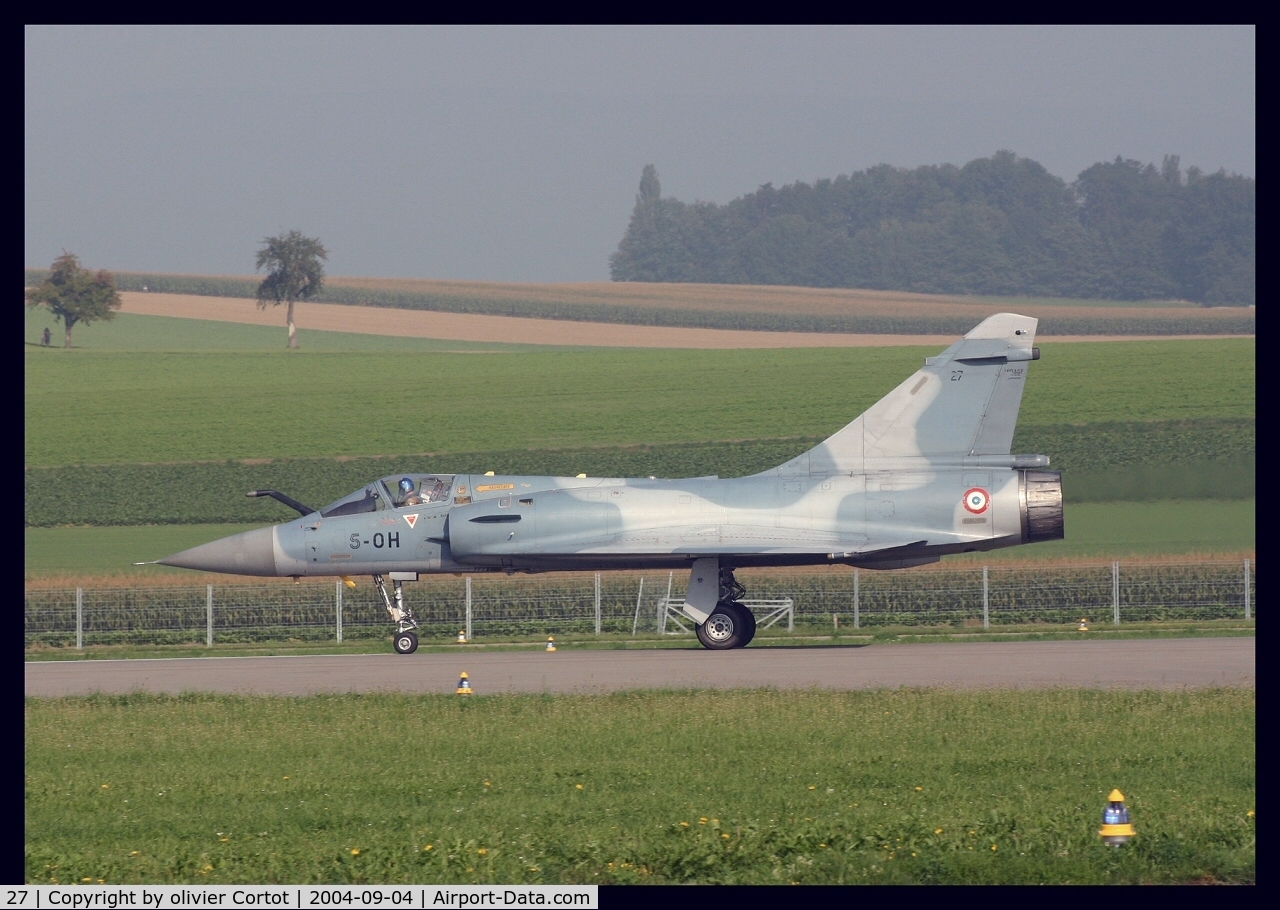 27, Dassault Mirage 2000C C/N 27, Payerne airshow 2004