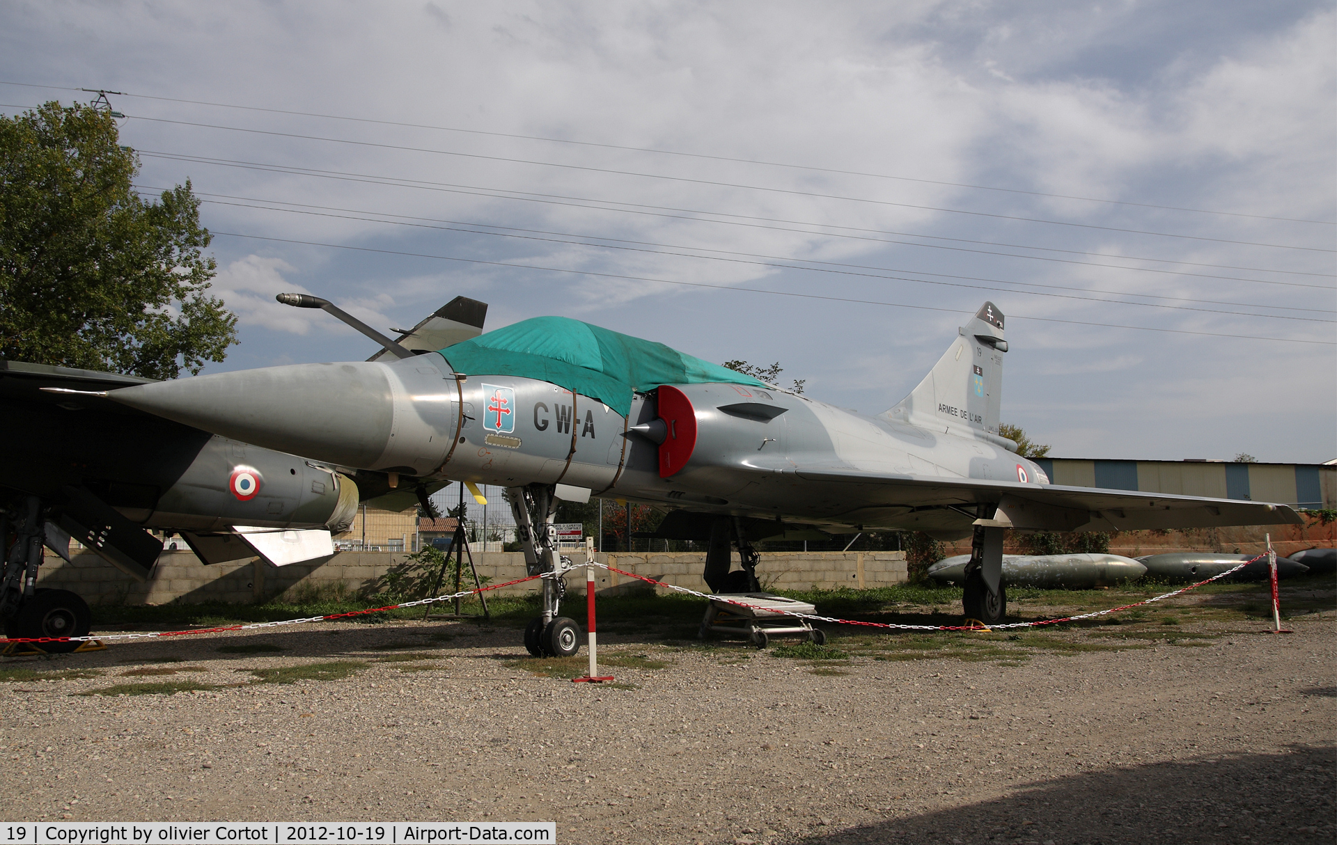 19, Dassault Mirage 2000C C/N 50, Now in a museum. Orange, France.