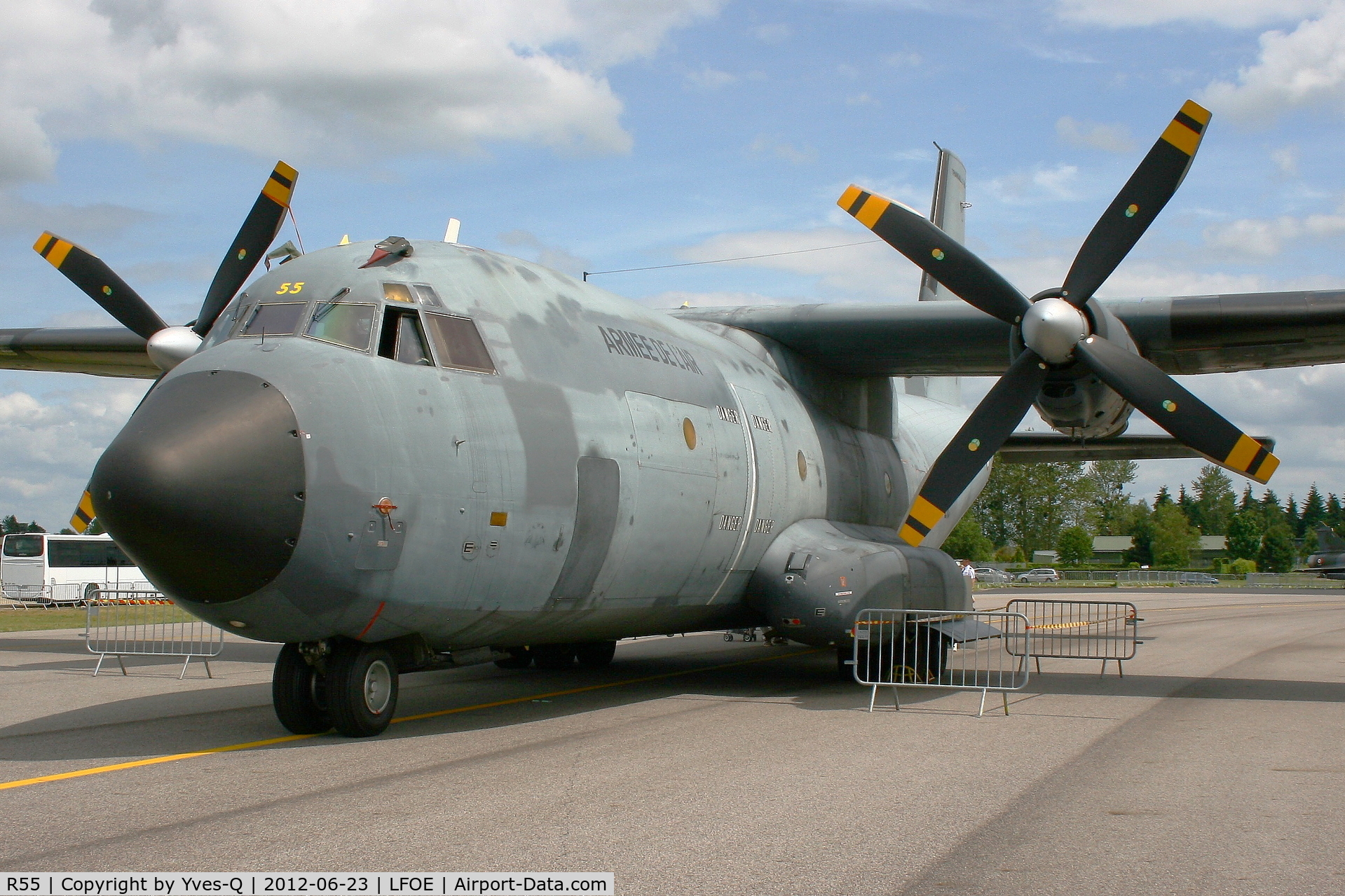 R55, Transall C-160R C/N 55, French Air Force Transall C-160R, Evreux-Fauville Air Base (LFOE)