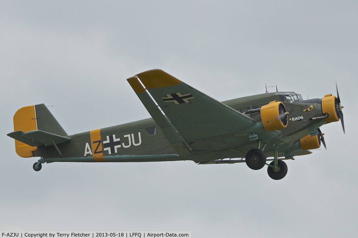 F-AZJU, 1952 Junkers (CASA) 352L (Ju-52) C/N 103, 1952 CASA 352L, c/n: 103 at La Ferte Alais in 2013