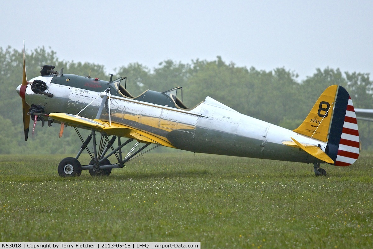 N53018, 1941 Ryan Aeronautical ST3KR C/N 1164, At 2013 Airshow at La Ferte Alais , Paris