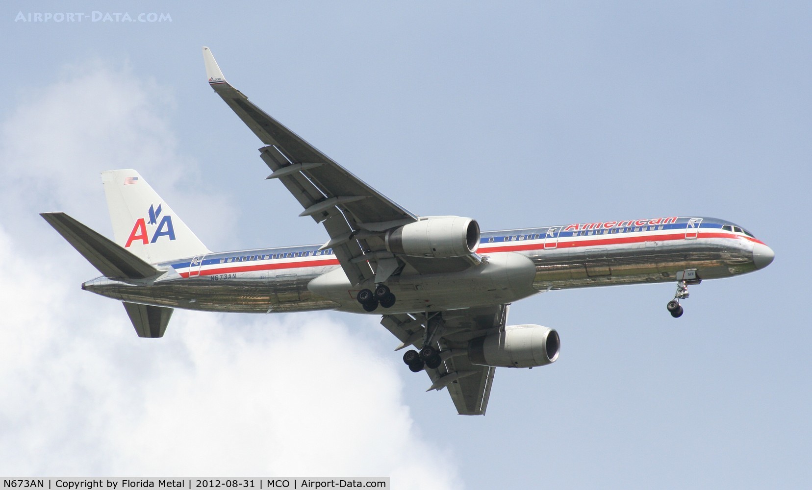 N673AN, 1998 Boeing 757-223 C/N 29423, American 757