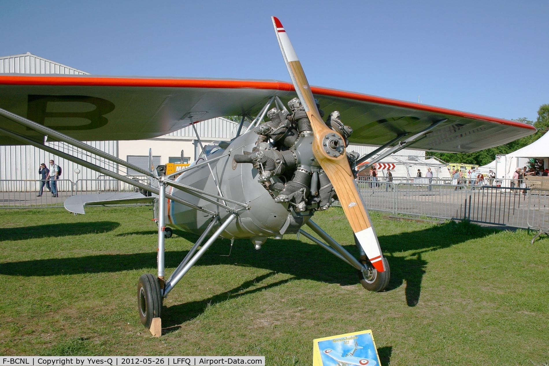 F-BCNL, Morane-Saulnier MS.317 C/N 6527, Morane Saulnier MS 317, La Ferté Alais Airfield (LFFQ) Air Show (Le Temps Des Hélices)