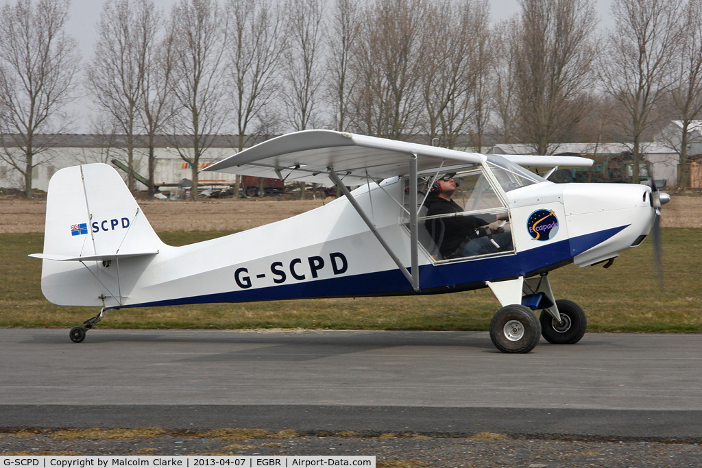 G-SCPD, 2004 Reality Escapade 912(1) C/N BMAA/HB/319, Reality Escapade 912(1) at The Real Aeroplane Club's Spring Fly-In, Breighton Airfield, April 2013.