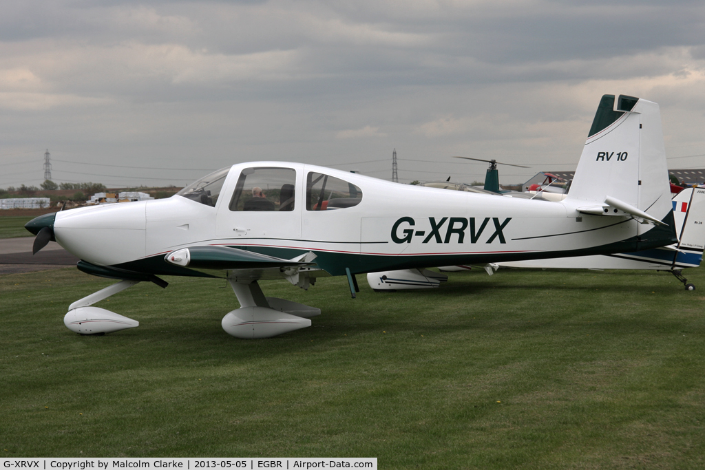 G-XRVX, 2006 Vans RV-10 C/N PFA 339-14592, Vans RV-10 at The Real Aeroplane Club's May-hem Fly-In, Breighton Airfield, May 2013.