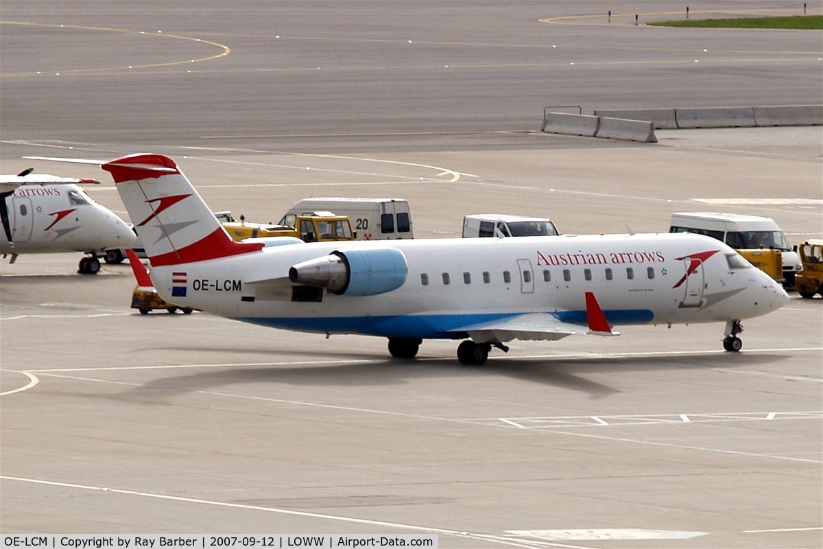 OE-LCM, 1997 Canadair CRJ-200LR (CL-600-2B19) C/N 7205, Canadair CRJ-200LR [7205] (Austrian Arrows) 12/09/2007