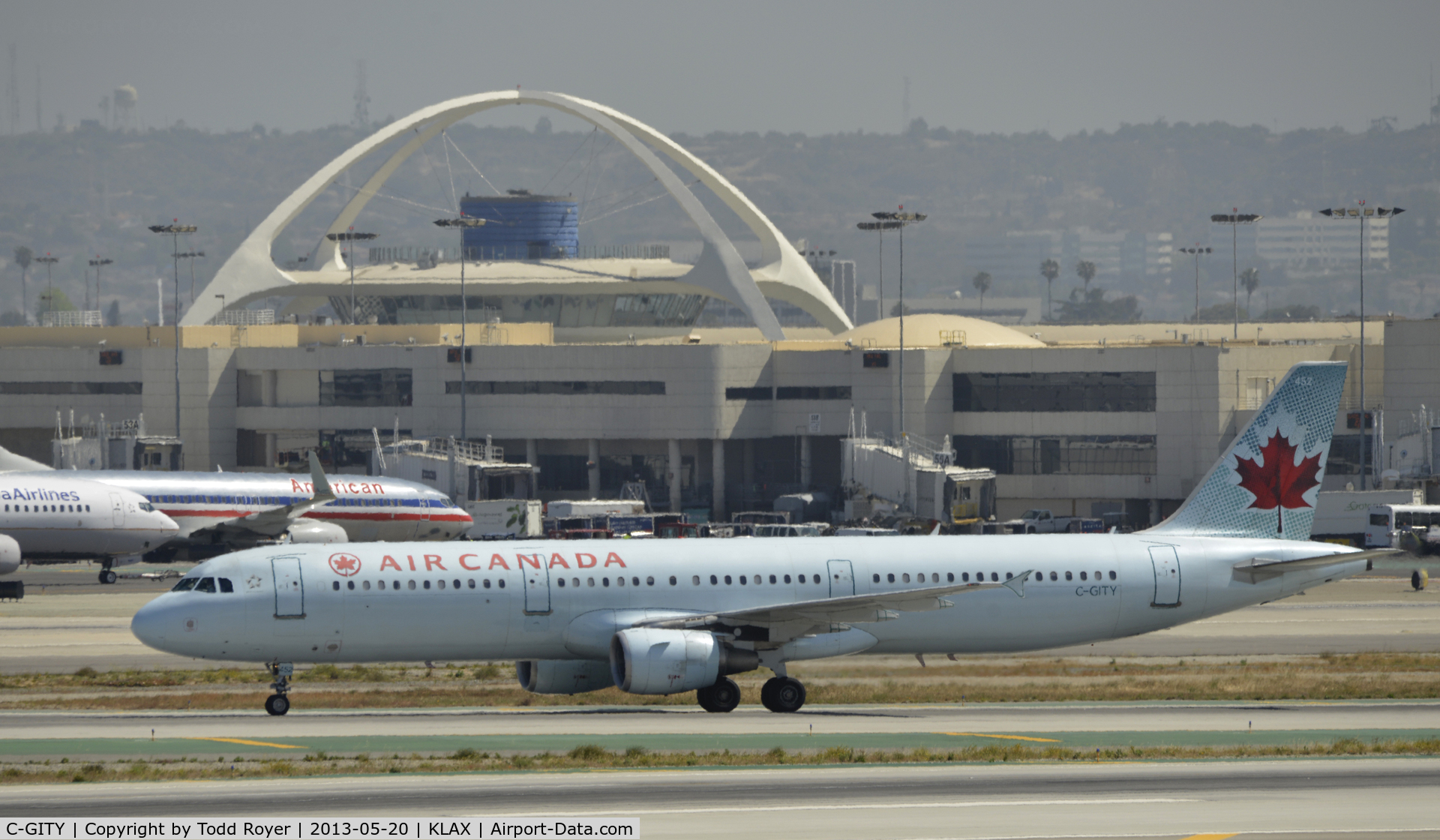 C-GITY, 2001 Airbus A321-211 C/N 1611, Arrived at LAX