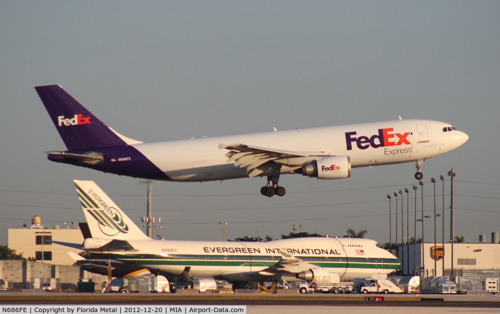 N686FE, 1999 Airbus A300F4-605R C/N 0804, Fed Ex A300