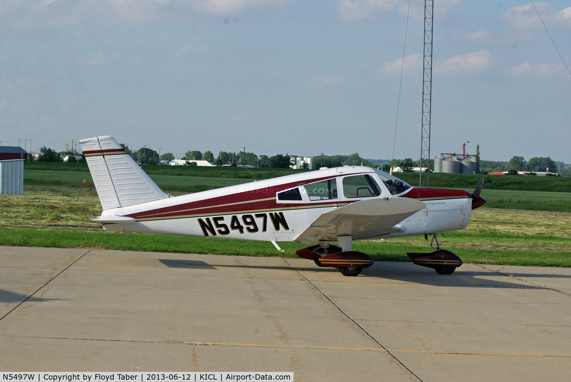 N5497W, 1962 Piper PA-28-160 Cherokee C/N 28-583, Visitors from EAA Chapter 1540