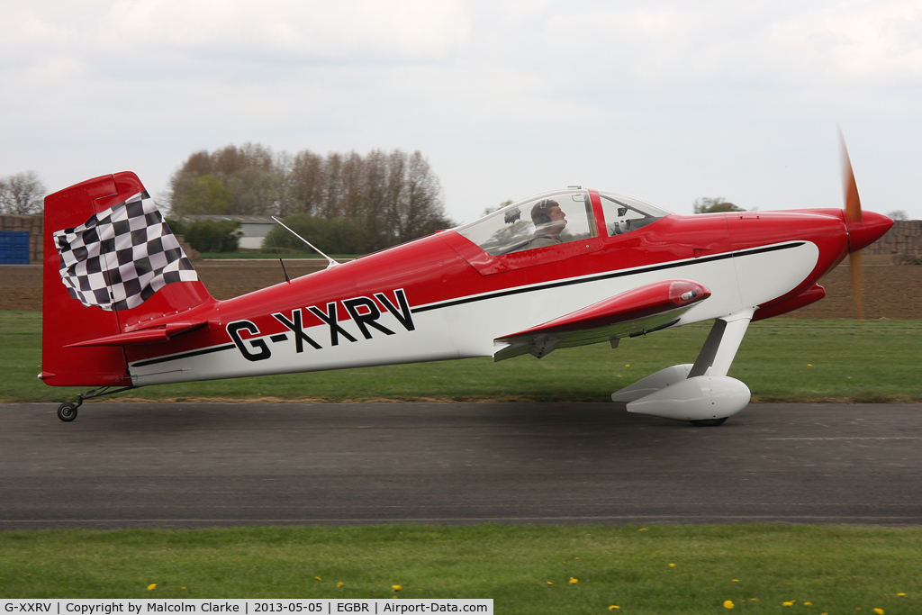 G-XXRV, 2008 Vans RV-9 C/N 90645, Vans RV-9 at The Real Aeroplane Club's May-hem Fly-In, Breighton Airfield, May 2013.