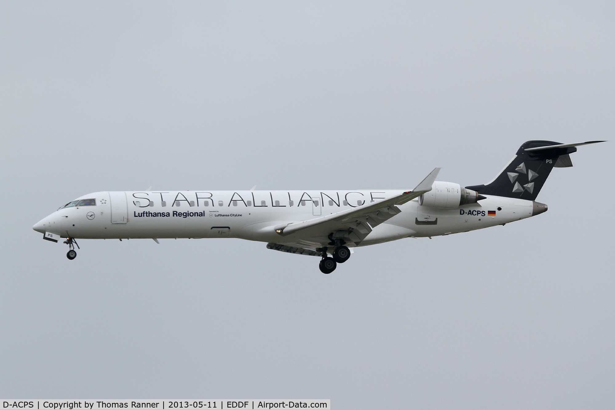 D-ACPS, 2003 Canadair CRJ-700 (CL-600-2C10) Regional Jet C/N 10100, Lufthansa City Line CRJ-700