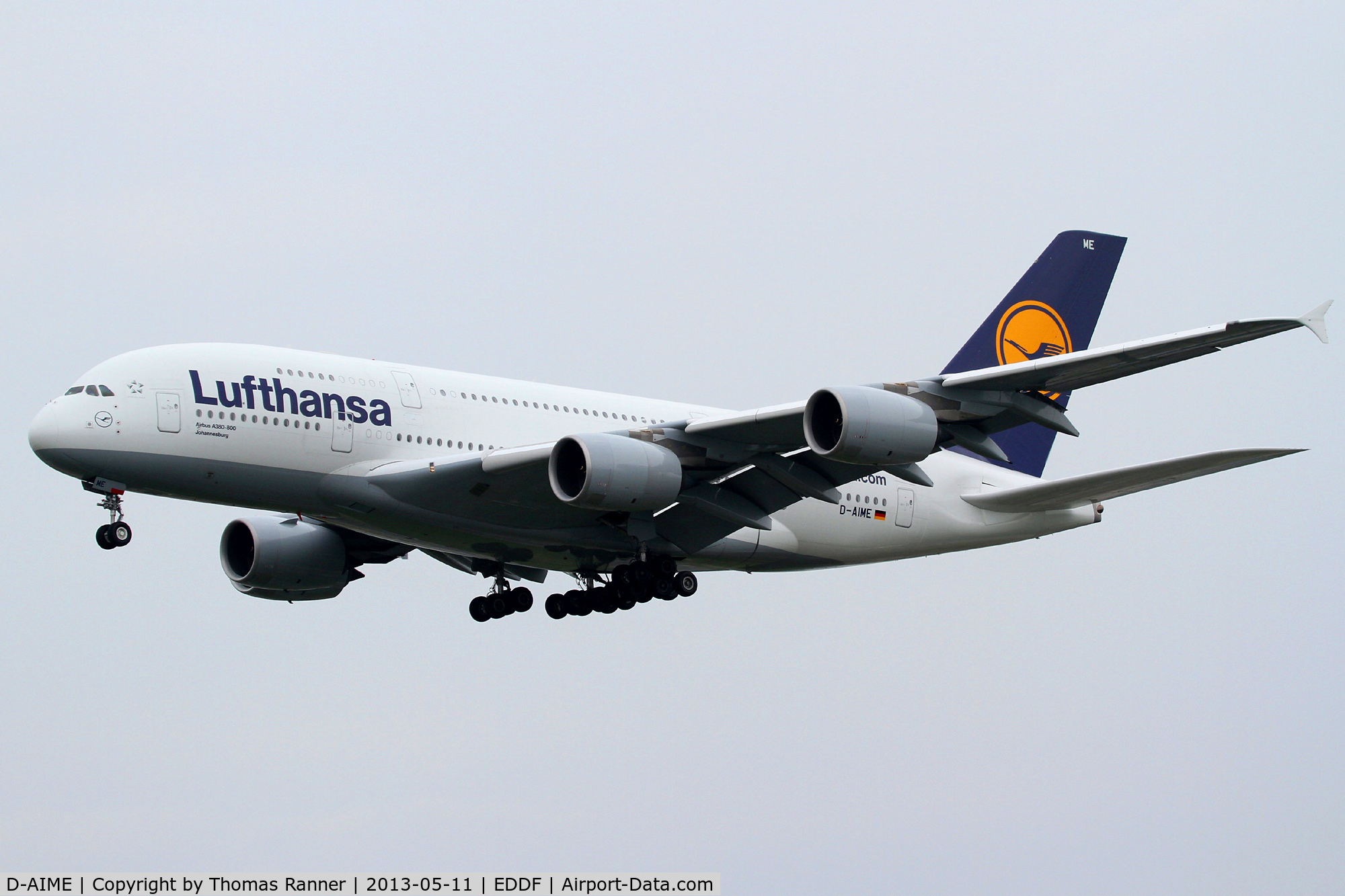 D-AIME, 2010 Airbus A380-841 C/N 061, Lufthansa Airbus A380