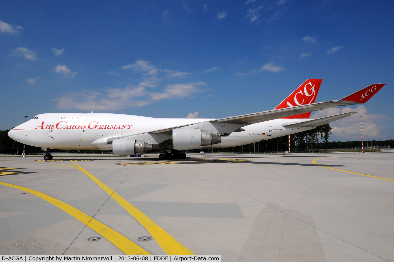 D-ACGA, 1991 Boeing 747-409SF C/N 24311, Air Cargo Germany