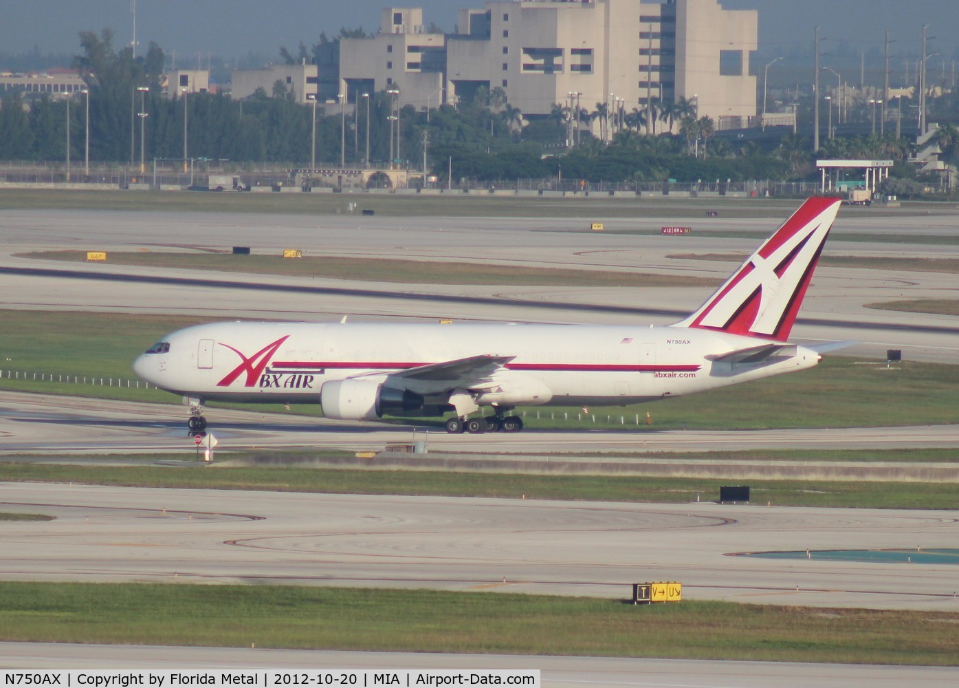 N750AX, 1984 Boeing 767-232 C/N 22227, ABX 767-200