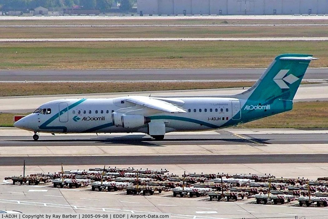 I-ADJH, 1989 British Aerospace BAe.146-300 C/N E3129, BAe 146-300 [E3129] (Air Dolomiti) Frankfurt~D 08/09/2005