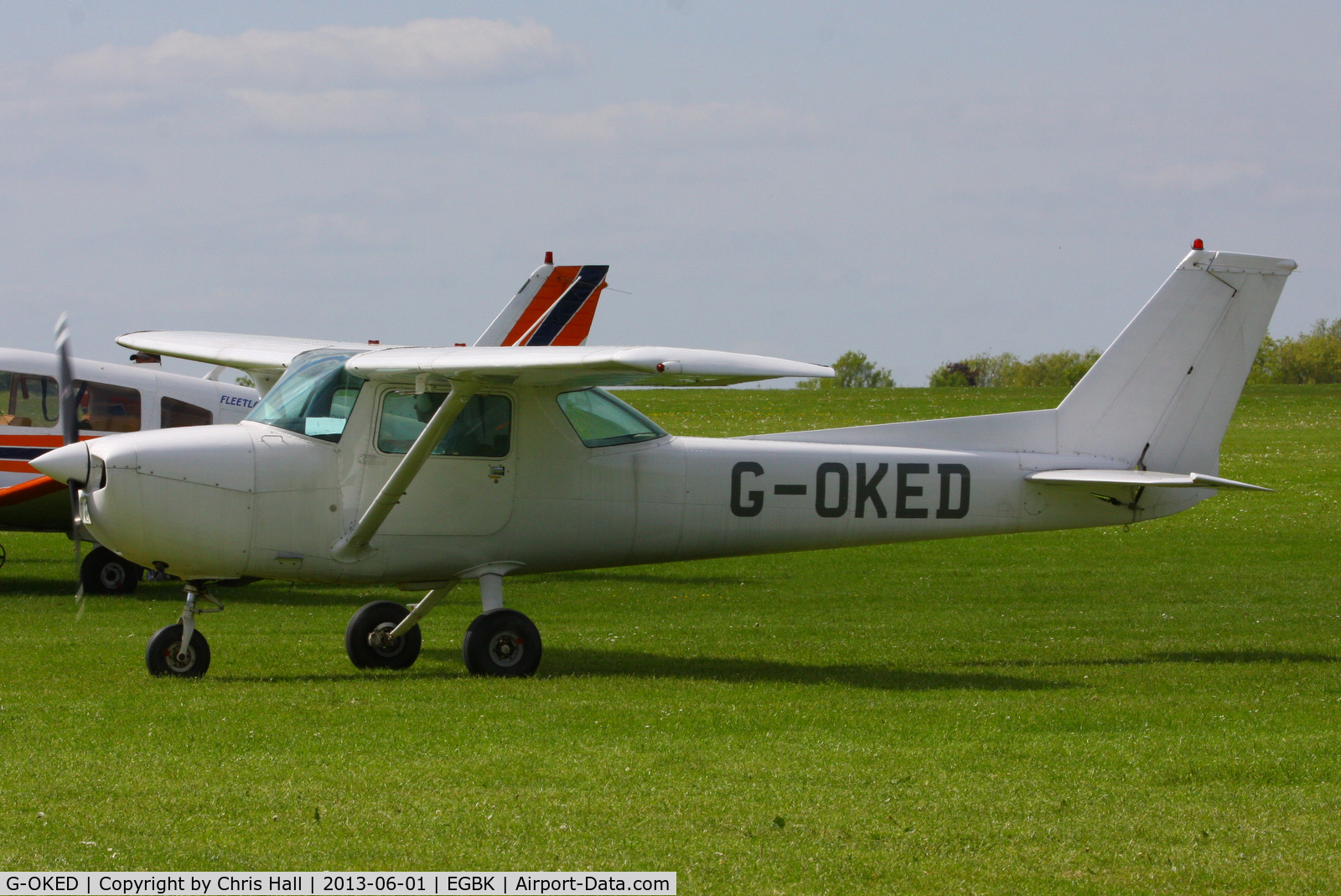 G-OKED, 1973 Cessna 150L C/N 150-74250, at AeroExpo 2013