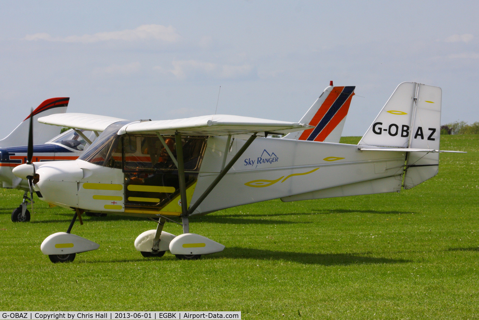 G-OBAZ, 2003 Best Off Skyranger 912(2) C/N BMAA/HB/322, at AeroExpo 2013