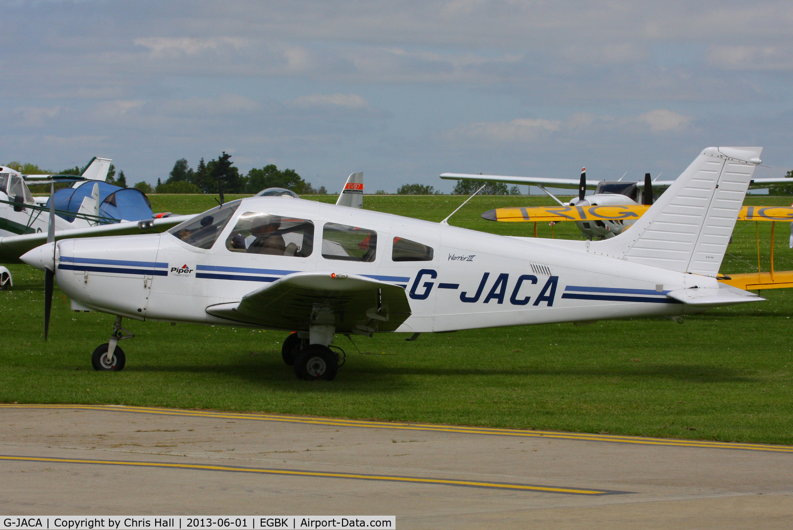 G-JACA, 2001 Piper PA-28-161 Warrior II C/N 28-42139, at AeroExpo 2013