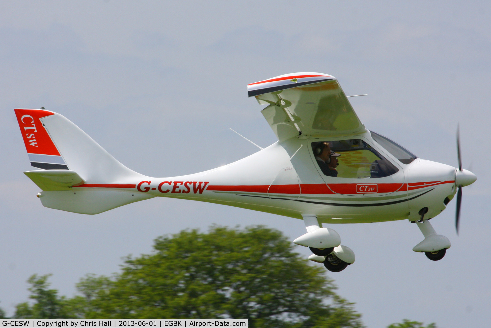 G-CESW, 2007 Flight Design CTSW C/N 8296, at AeroExpo 2013