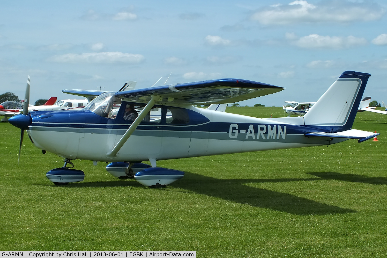 G-ARMN, 1961 Cessna 175B Skylark C/N 175-56994, at AeroExpo 2013