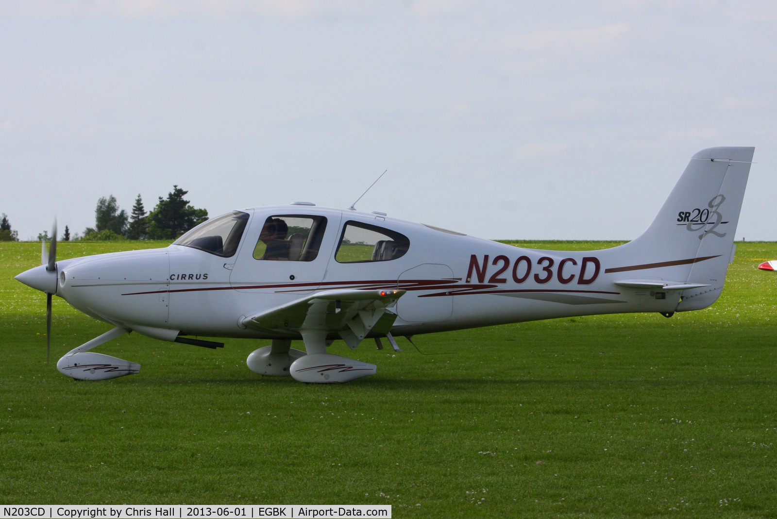 N203CD, 2004 Cirrus SR20 G2 C/N 1451, at AeroExpo 2013