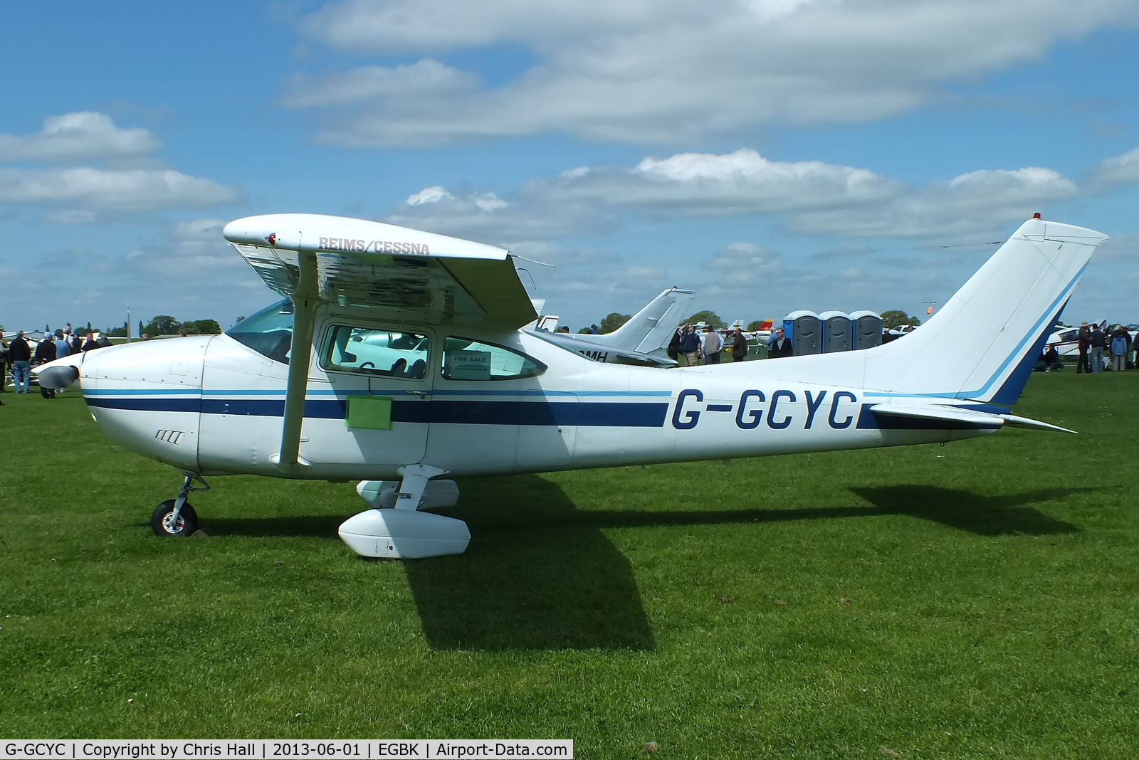 G-GCYC, 1980 Reims F182Q Skylane C/N 0157, at AeroExpo 2013