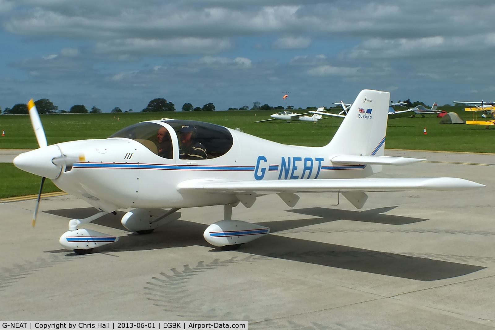 G-NEAT, 1996 Europa Tri-Gear C/N PFA 247-12642, at AeroExpo 2013