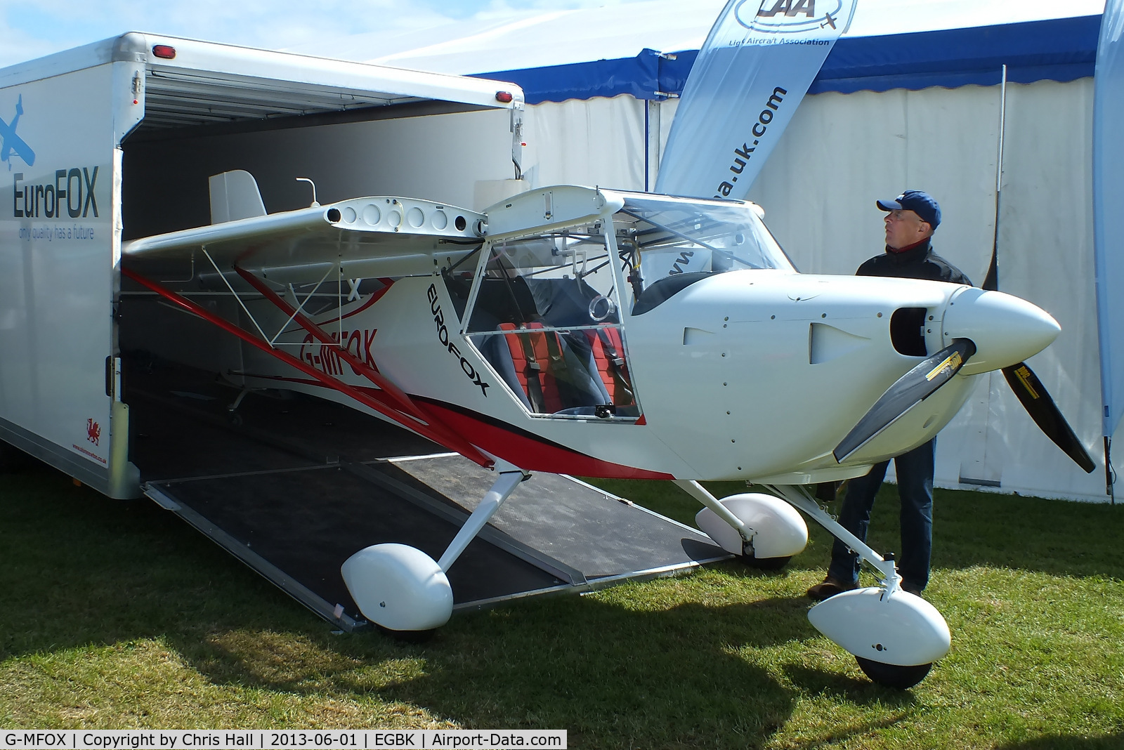 G-MFOX, 2012 Aeropro Eurofox 912(1) C/N BMAA/HB/630, at AeroExpo 2013