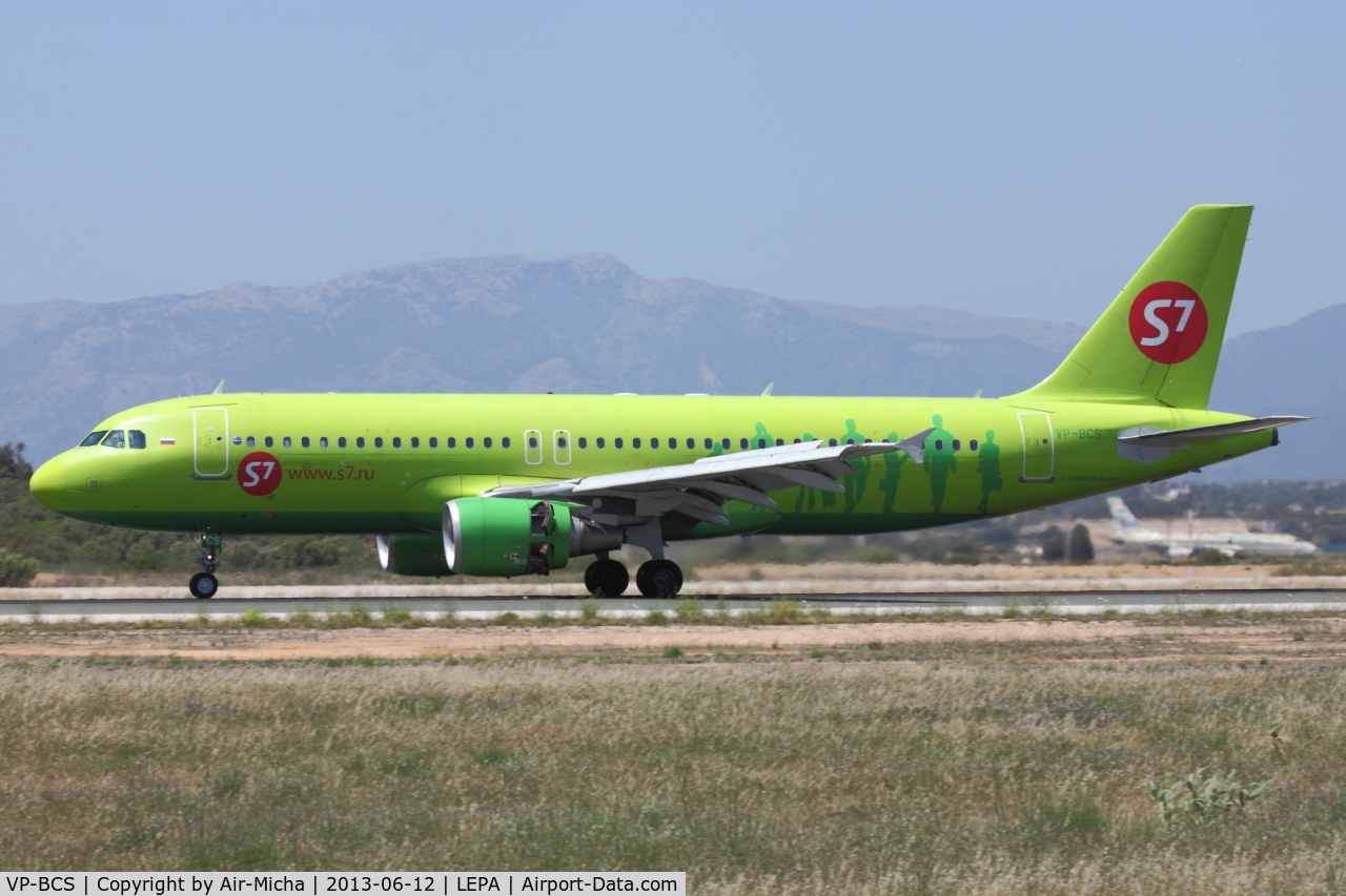 VP-BCS, 2008 Airbus A320-214 C/N 3490, S7 Airlines