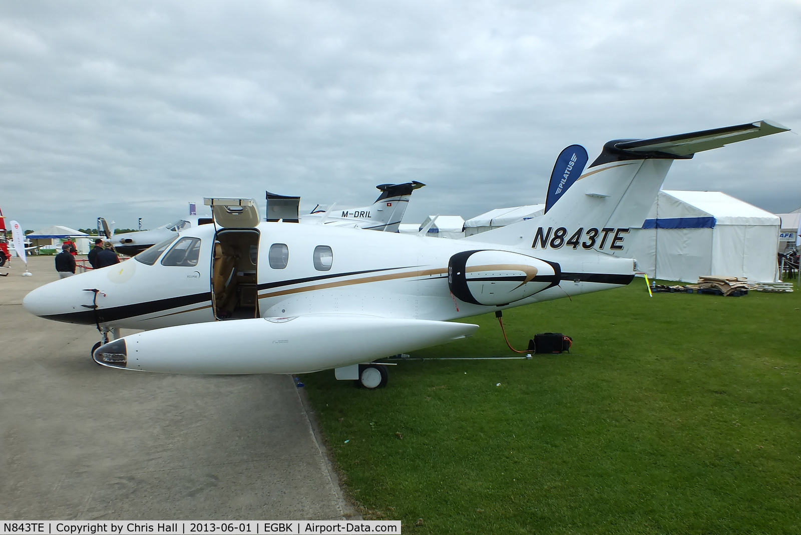 N843TE, 2007 Eclipse Aviation Corp EA500 C/N 000072, at AeroExpo 2013