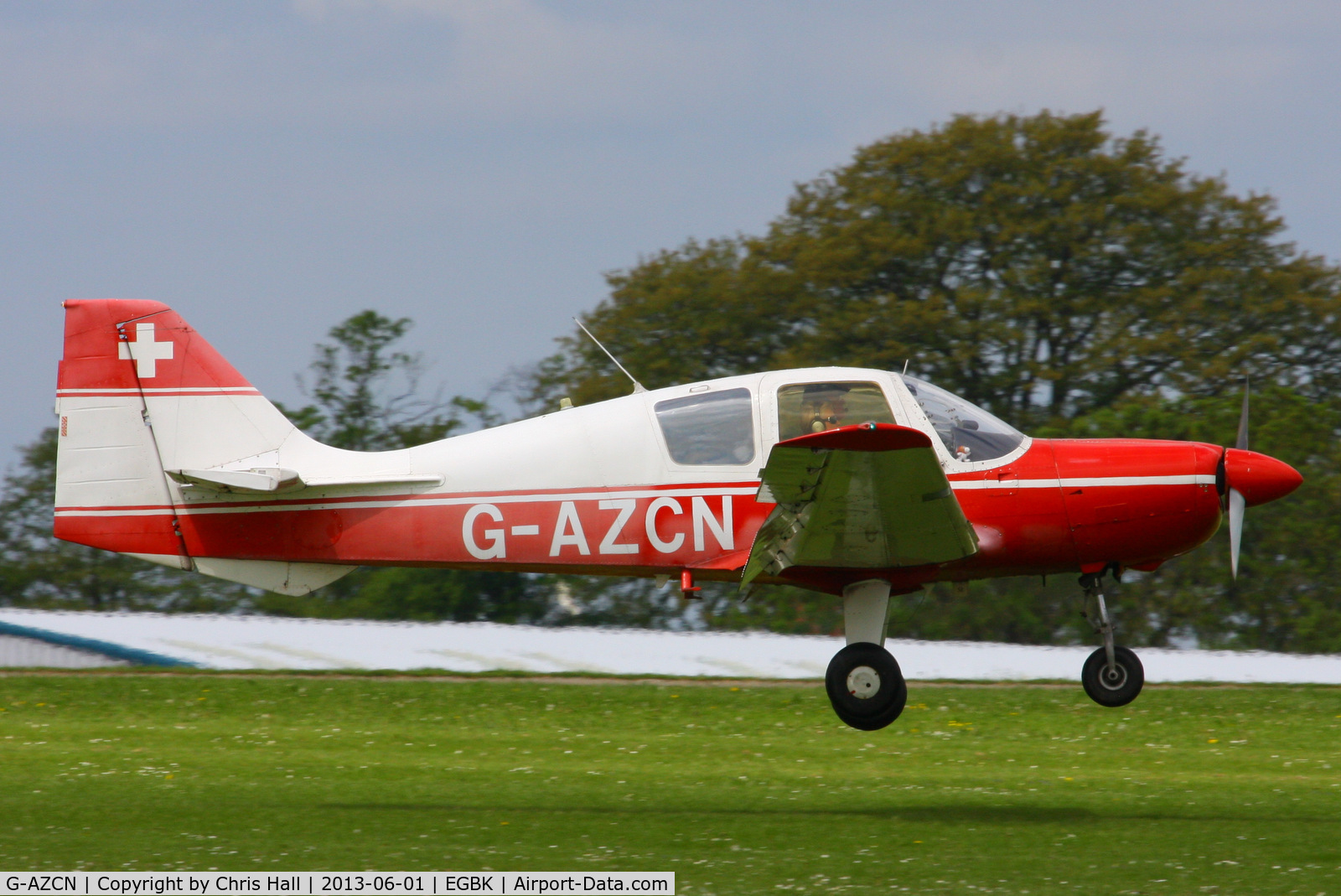 G-AZCN, 1972 Beagle B-121 Pup Series 2 (Pup 150) C/N B121-156, at AeroExpo 2013