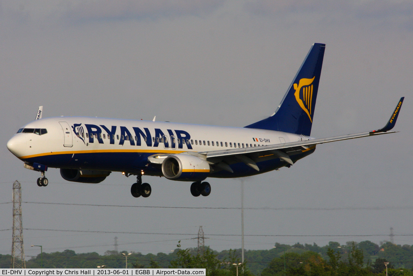 EI-DHV, 2005 Boeing 737-8AS C/N 33582, Ryanair