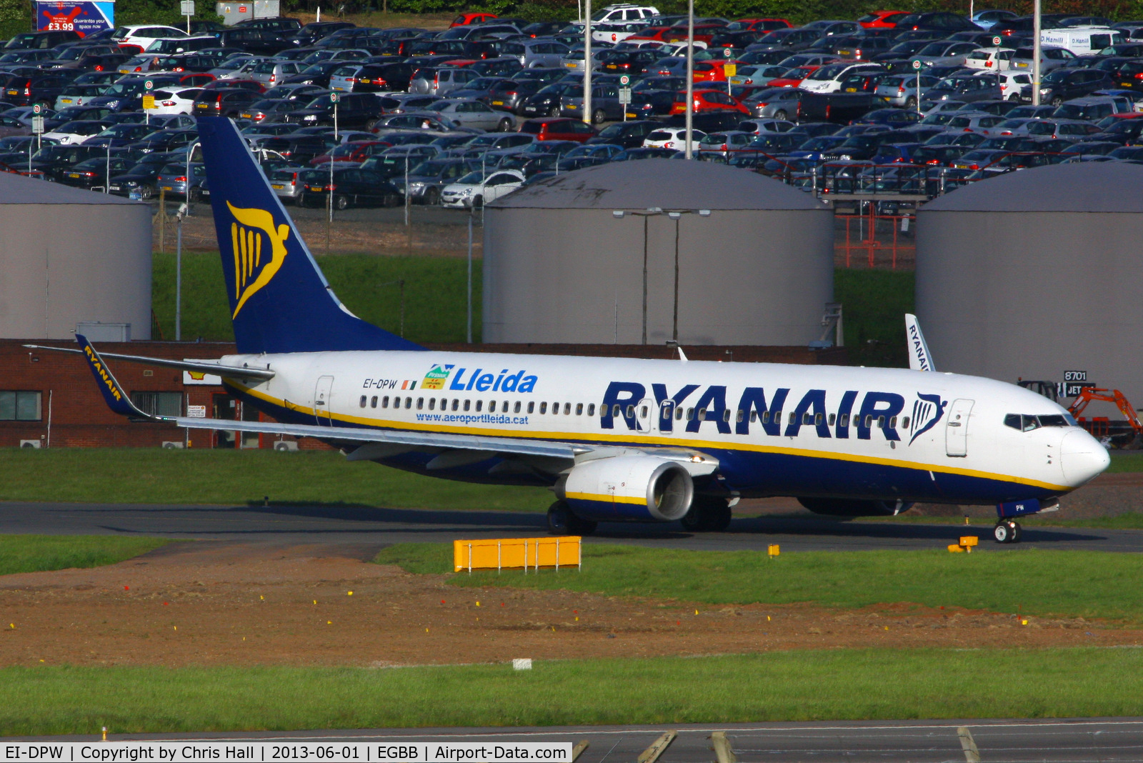 EI-DPW, 2007 Boeing 737-8AS C/N 35552, Ryanair