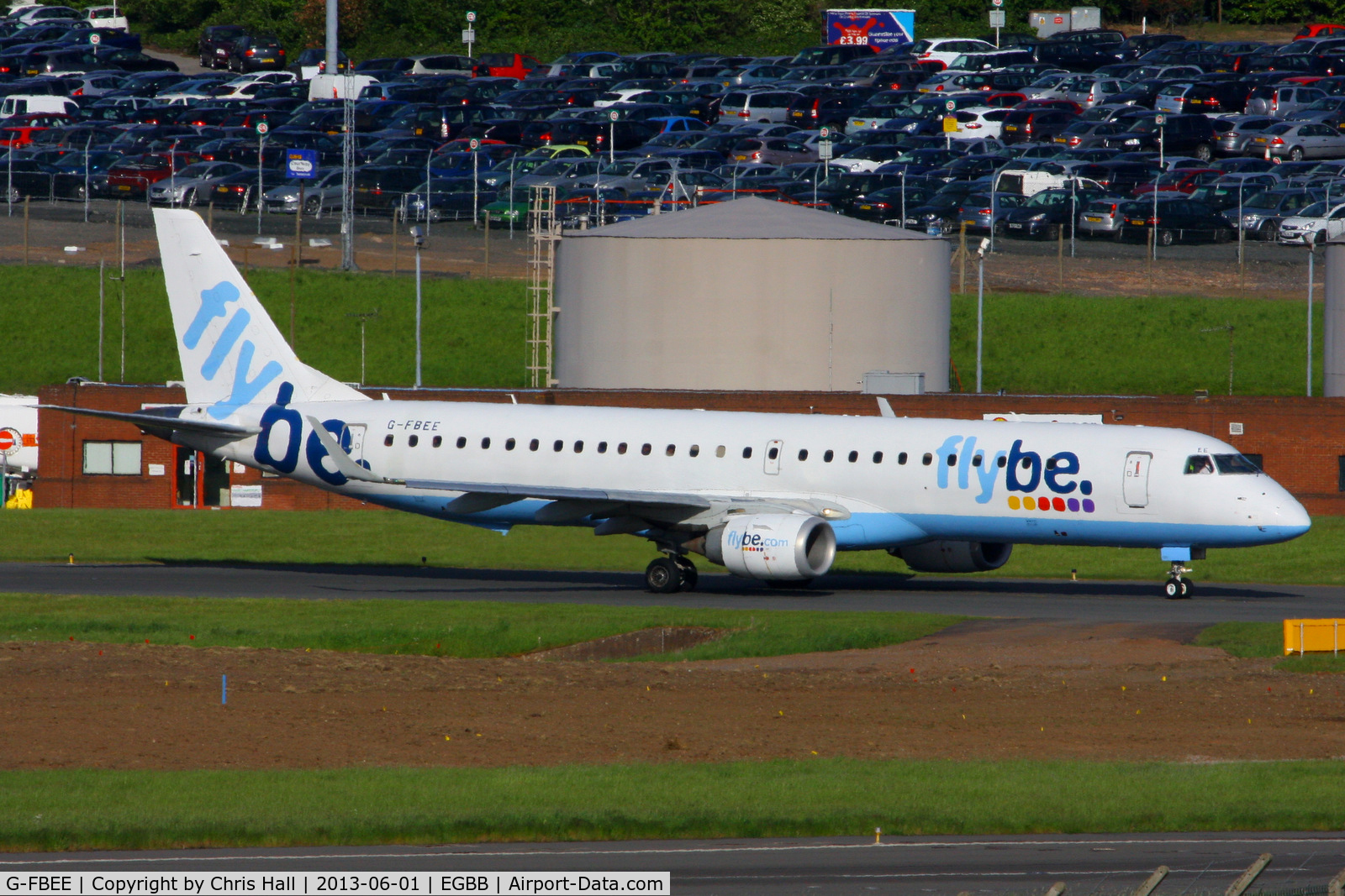 G-FBEE, 2007 Embraer 195LR (ERJ-190-200LR) C/N 19000093, flybe