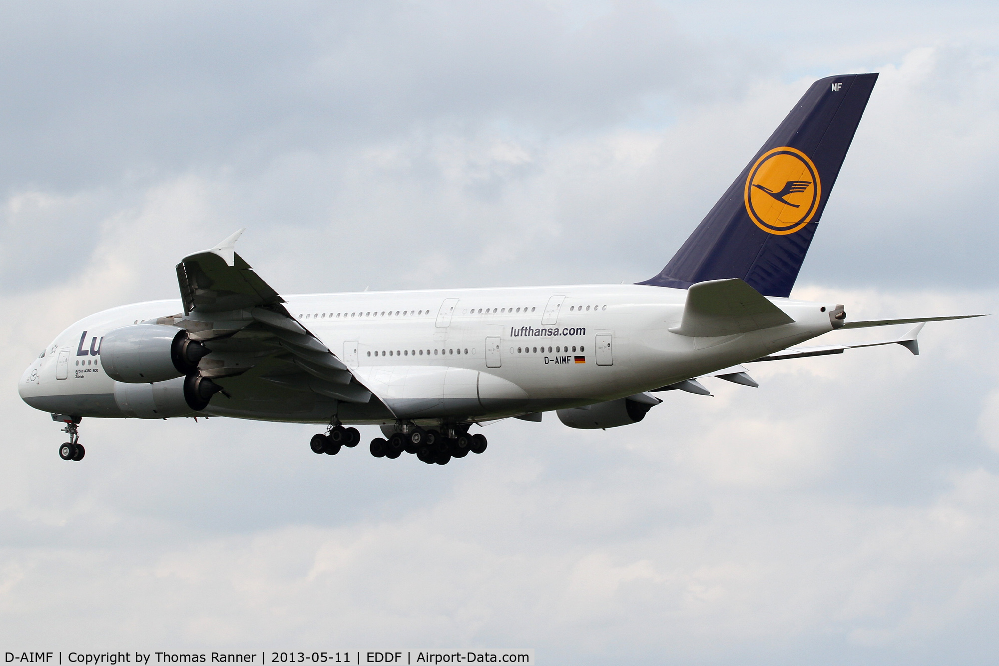 D-AIMF, 2011 Airbus A380-841 C/N 066, Lufthansa Airbus A380