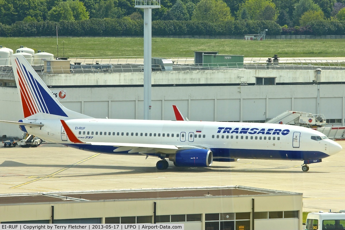 EI-RUF, 2000 Boeing 737-85P C/N 28536, Transaero's 2000 Boeing 737-85P, c/n: 28536 at Paris Orly