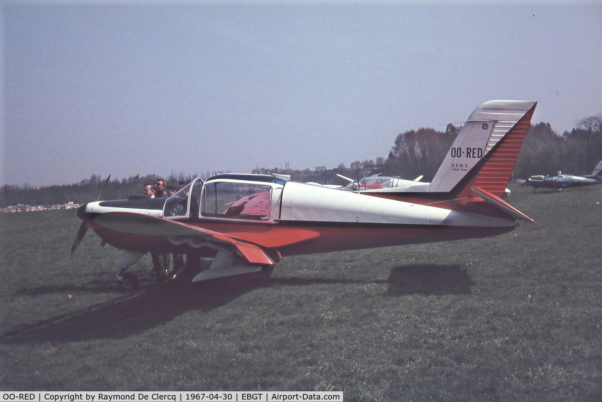 OO-RED, 1966 Morane-Saulnier MS.893A Rallye Commodore 180 C/N 10650, Gent  30-4-67